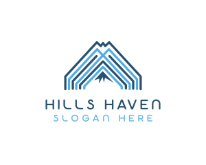 Travel Mountain Climbing logo design