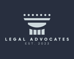 Justice Attorney Pillar logo design