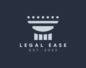 Judiciary - Justice Attorney Pillar logo design