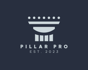 Justice Attorney Pillar logo design