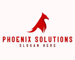 Phoenix - Eagle Fire Phoenix logo design