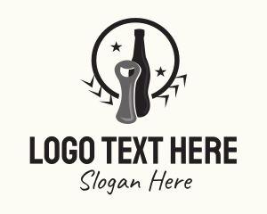 Beer Bottle Opener  Logo