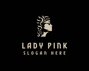 Valkyrie Lady Goddess logo design