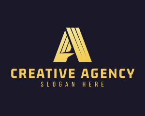 Agency - Premium Fold Agency logo design