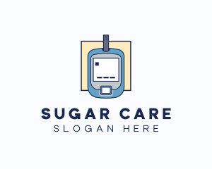 Diabetes - Medical Glucose Meter logo design