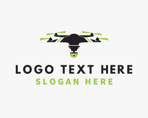 Videographer - Drone Aerial Shots logo design