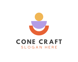 Geometric Ceramics Pottery logo design