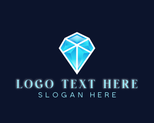 Handmade Jewelry - Jewelry Diamond Gem logo design