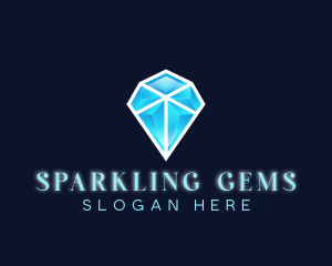 Jewelry Diamond Gem logo design