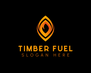 Fire Flame Fuel logo design