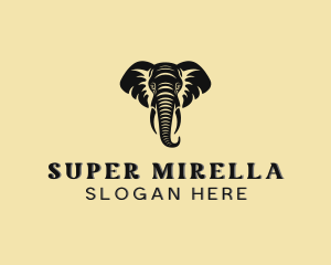 Safari African Elephant  Logo