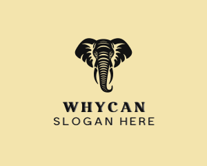 Safari African Elephant  Logo