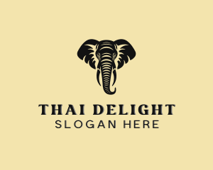 Thailand - Safari African Elephant logo design