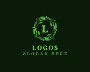 Gardening Leaf Plant Logo