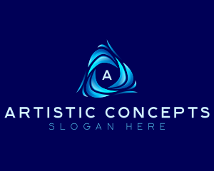 Abstract - Abstract Tech Wave logo design