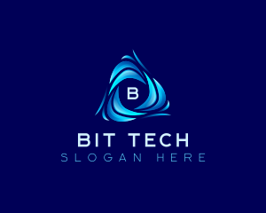 Water Tech Wave logo design