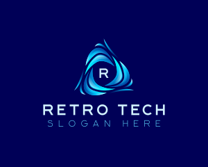 Water Tech Wave logo design