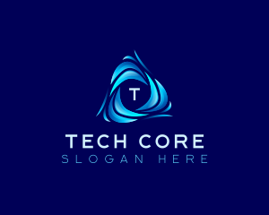 Water Tech Wave logo design