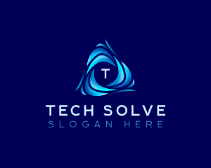 Water Tech Wave logo design