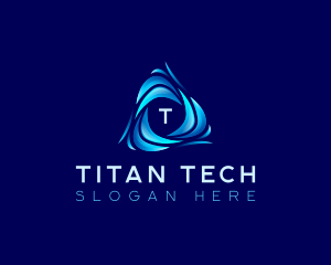 Water Tech Wave logo design