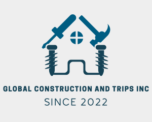 Hammer - Home Builder Construction Tools logo design