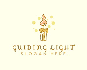 Candle Light Ember logo design