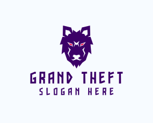 Animal Shelter - Wolf Dog Head logo design