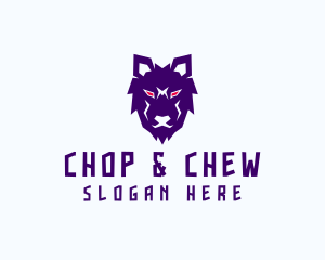 Veterinarian - Wolf Dog Head logo design