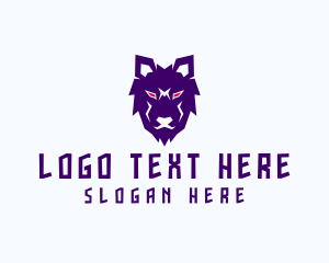 Wolf Dog Head Logo