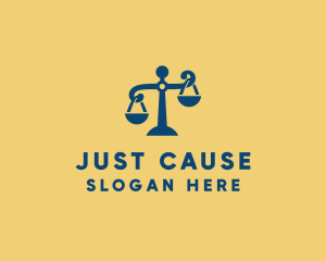 Justice - Justice Law Scales logo design
