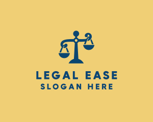 Law - Justice Law Scales logo design