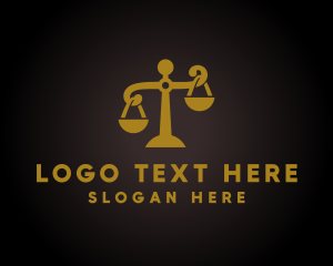 Law - Justice Law Scales logo design