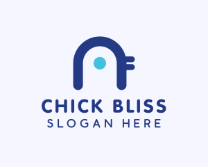 Chick - Bird Chick Letter N logo design