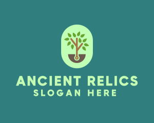 Nature Tree Planting logo design