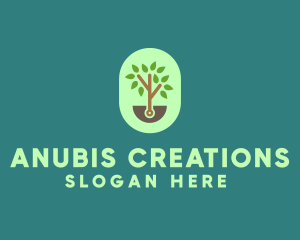 Nature Tree Planting logo design