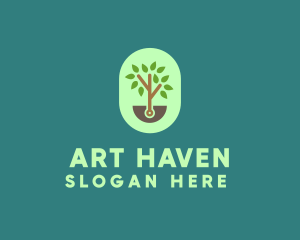 Nature Tree Planting logo design