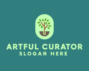 Nature Tree Planting logo design