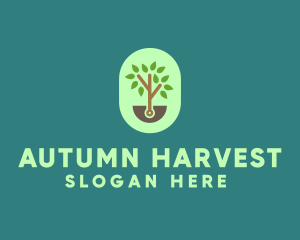 Nature Tree Planting logo design