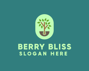 Nature Tree Planting logo design