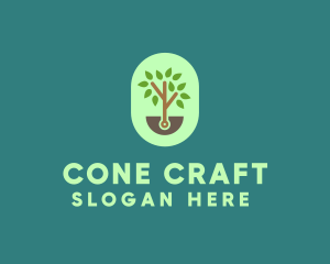 Nature Tree Planting logo design