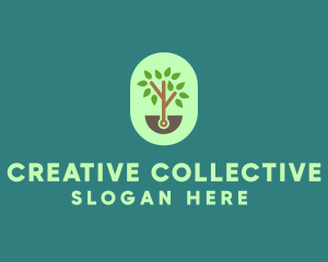 Nature Tree Planting logo design