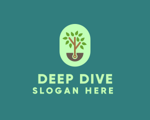 Nature Tree Planting logo design