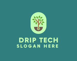 Nature Tree Planting logo design