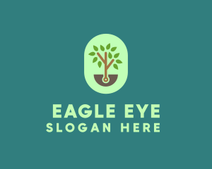 Nature Tree Planting logo design