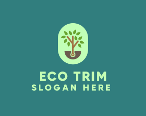 Nature Tree Planting logo design