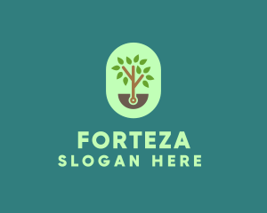 Nature Tree Planting logo design