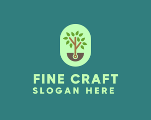 Nature Tree Planting logo design