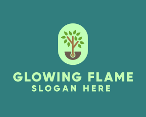 Nature Tree Planting logo design