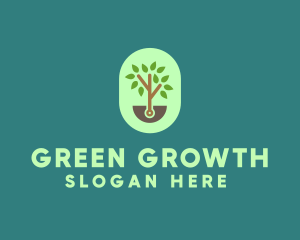 Nature Tree Planting logo design