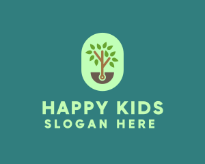 Nature Tree Planting logo design